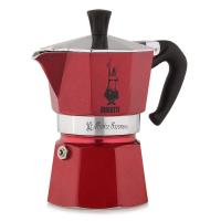 Гейзерная кофеварка Bialetti Moka Express Red (3 порции)