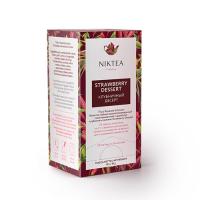 Чай фруктовый Niktea Strawberry Dessert, пакетики 25x2 гр.