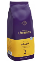 Кофе в зернах Lofbergs Brazil, 1 кг.