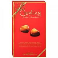Шоколадные конфеты Guylian с начинкой пралине Я тебя люблю в форме сердечек, 84 гр.