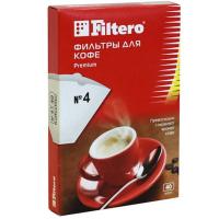 Filtero Фильтры для кофеварок Premium №4, 40 шт.