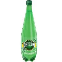 Perrier вода минеральная газированная, пластик, 1 л