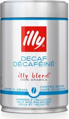 Кофе в зернах ILLY Espresso Decaffeinato, 250 гр. Кофе в зернах ILLY Espresso Decaffeinato, 250 гр.