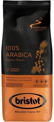 Кофе в зернах Bristot Arabica 100% fresh pack