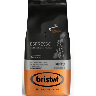 Кофе в зернах Bristot Espresso fresh pack,500г